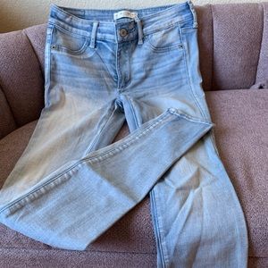 Light wash jeans